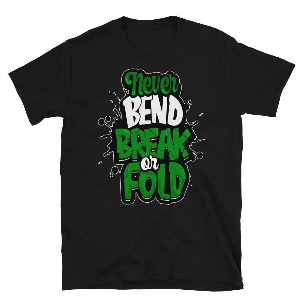 1 Low Lucky Green Shirt Never Bend Break Or Fold