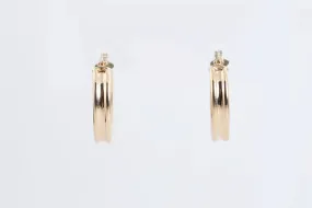 14k Yellow Gold Hoop Earrings (2.35g.)