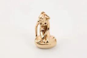 14k Yellow Gold Mermaid of Denmark Pendant (12.93g.)