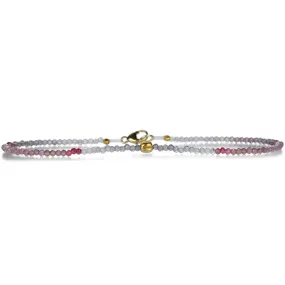 18k Multicolored Spinel Bracelet