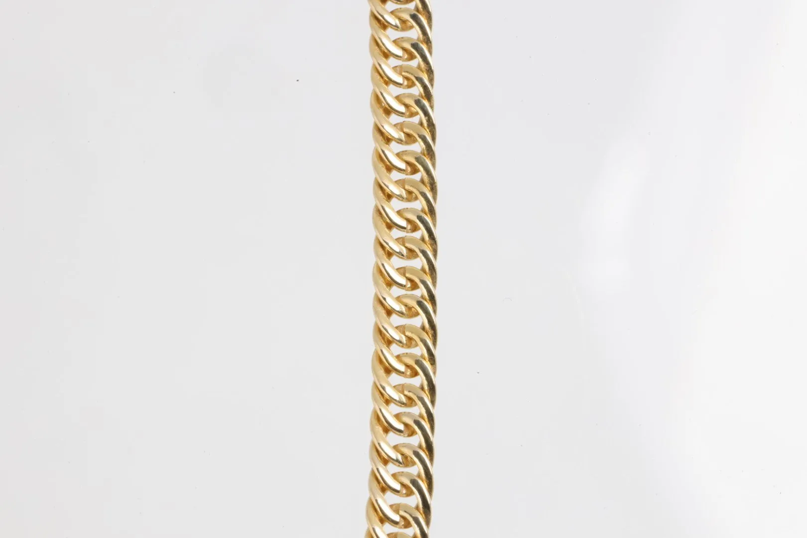 18" 14k Yellow Gold Cuban Chain Necklace (15.79g.)