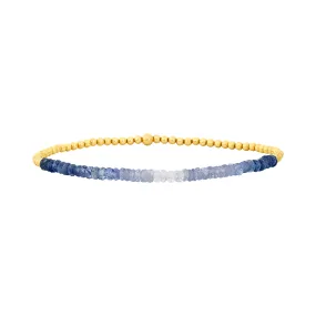 2MM Signature Bracelet with Blue Jean Ombré