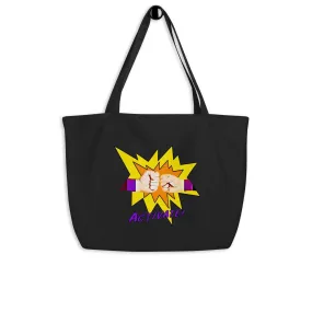 Activate! Large organic tote bag