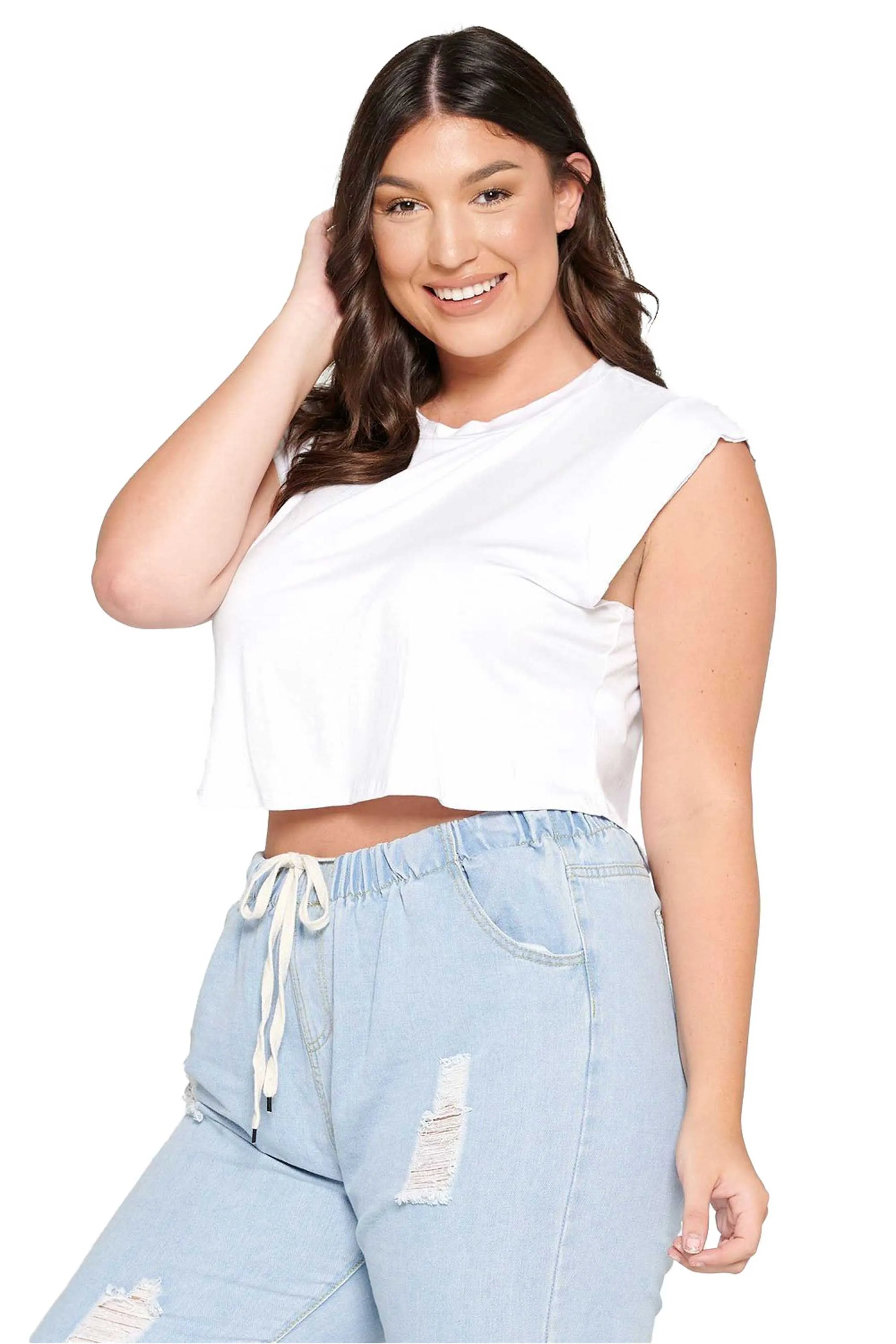 Alicia Loose Crop Top