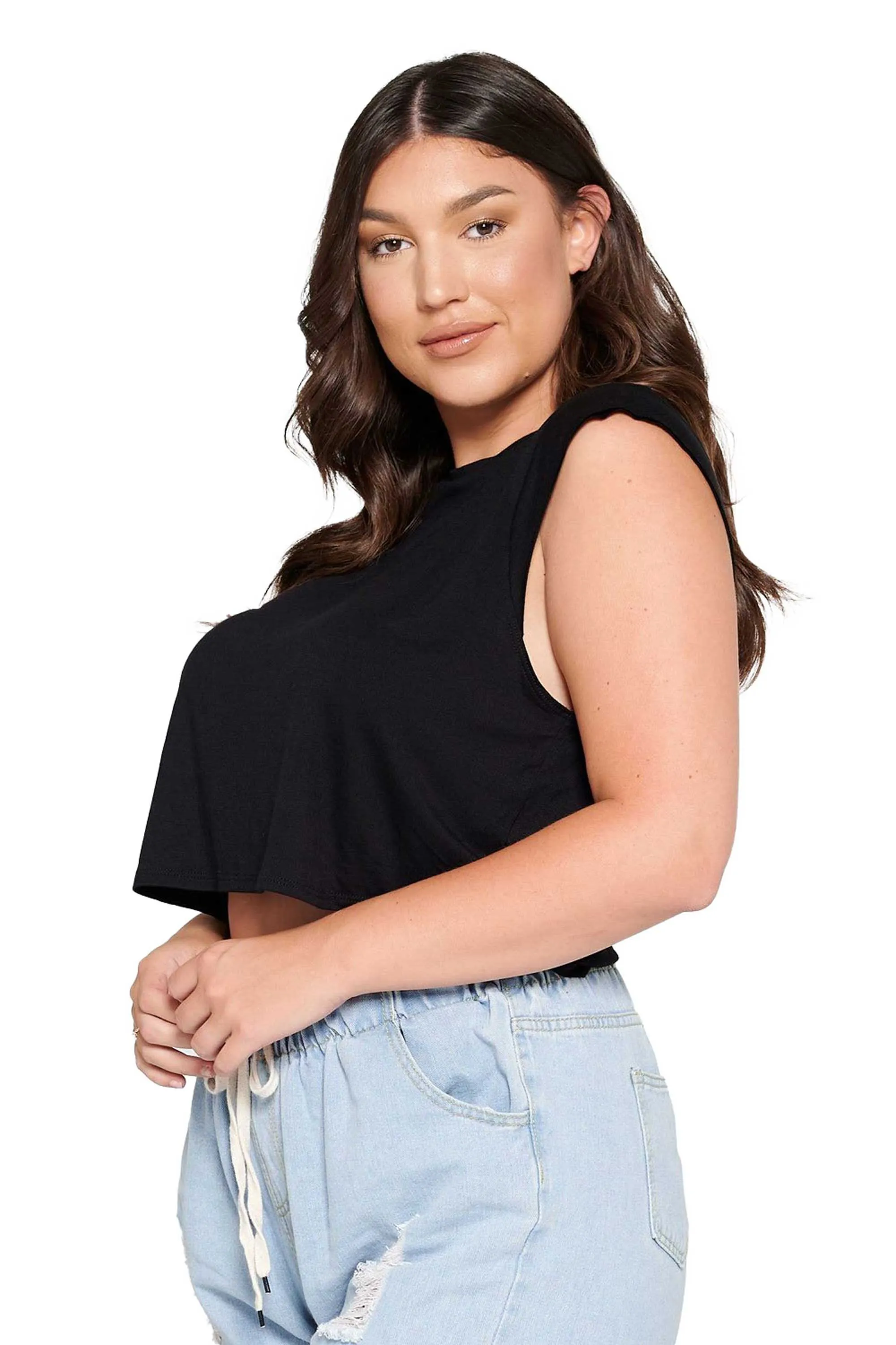 Alicia Loose Crop Top