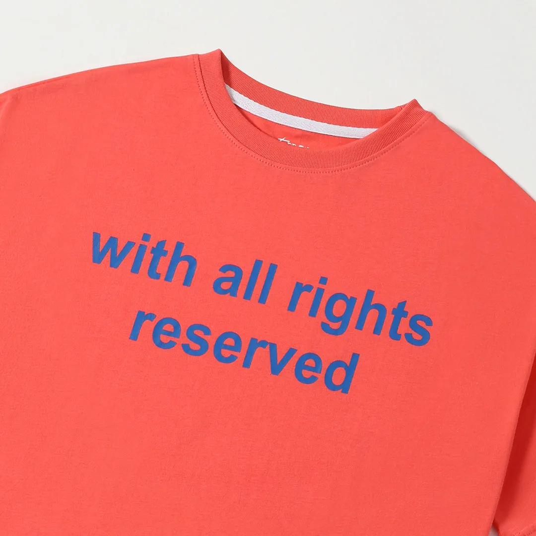 All Rights Reserved Boxy Tee