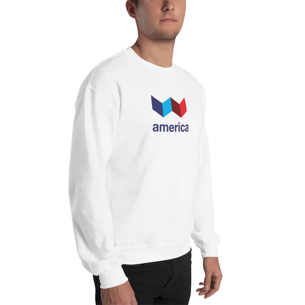 America "Squared" Unisex Sweatshirt