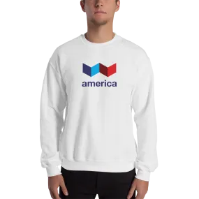 America "Squared" Unisex Sweatshirt