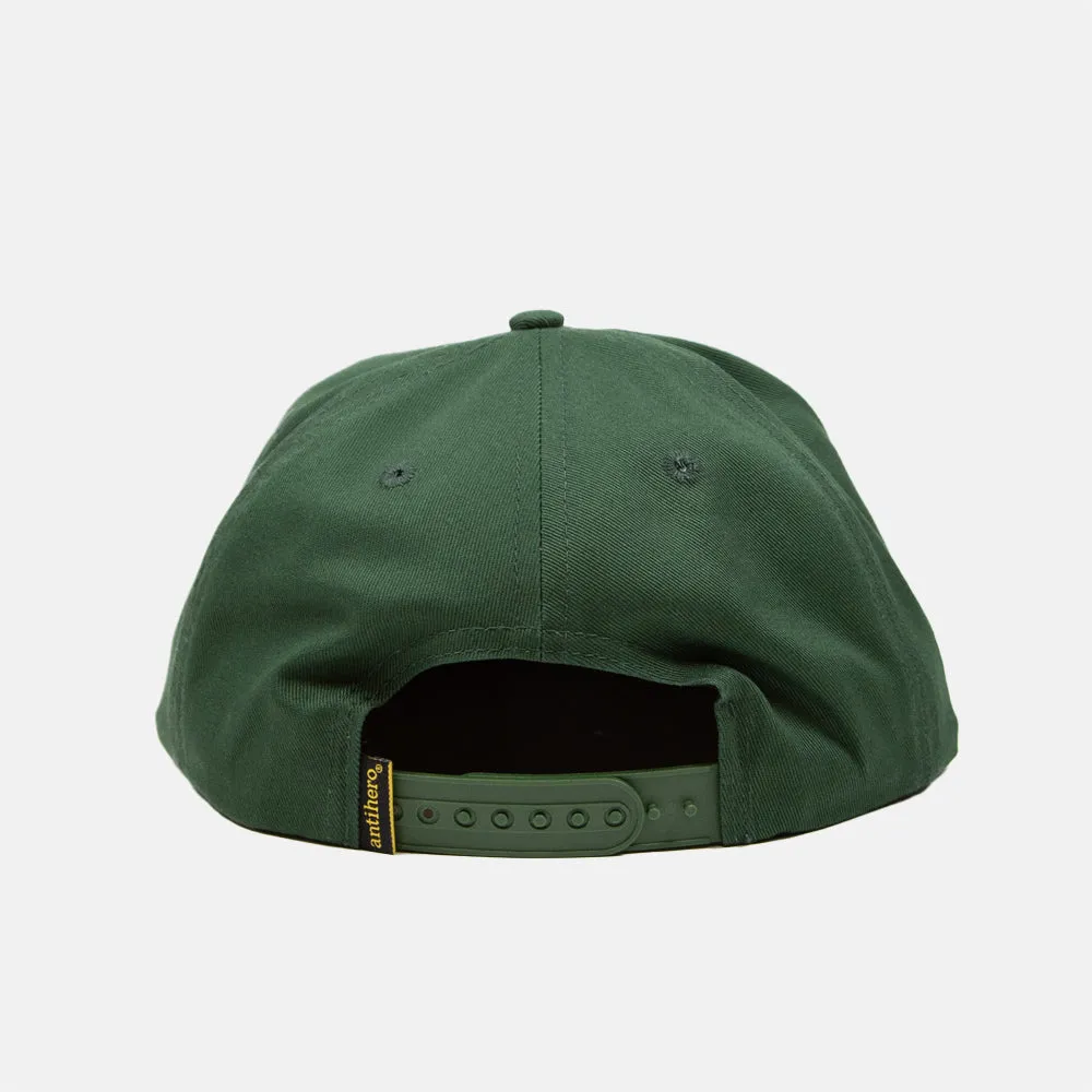 Anti Hero Skateboards - Lil Pigeon Snapback Cap - Forest Green / Yellow