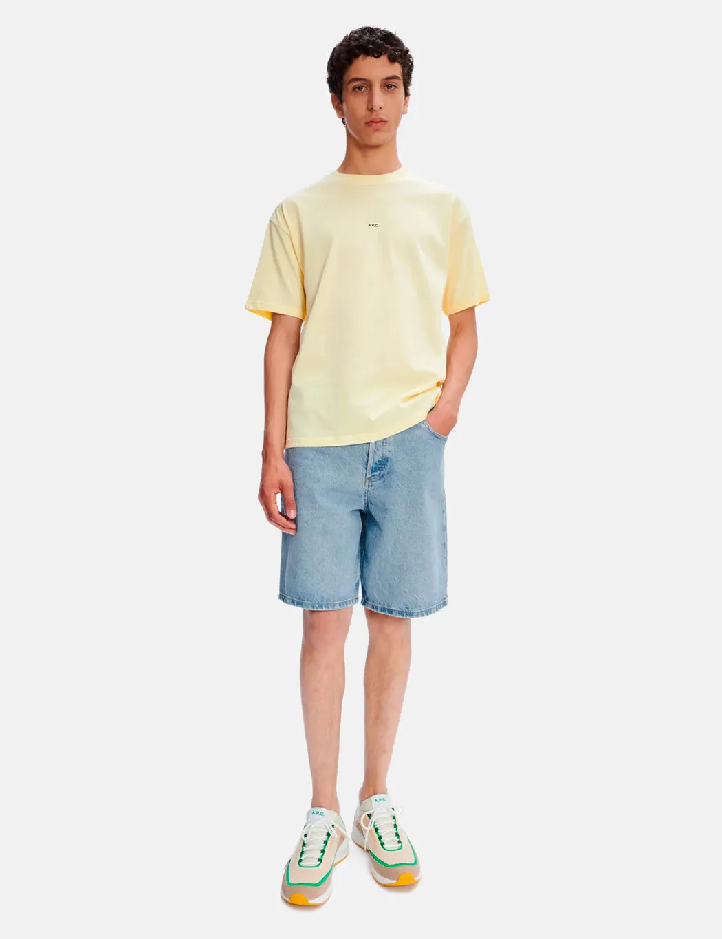 A.P.C. Kyle T-Shirt (Organic Cotton) - Light Yellow