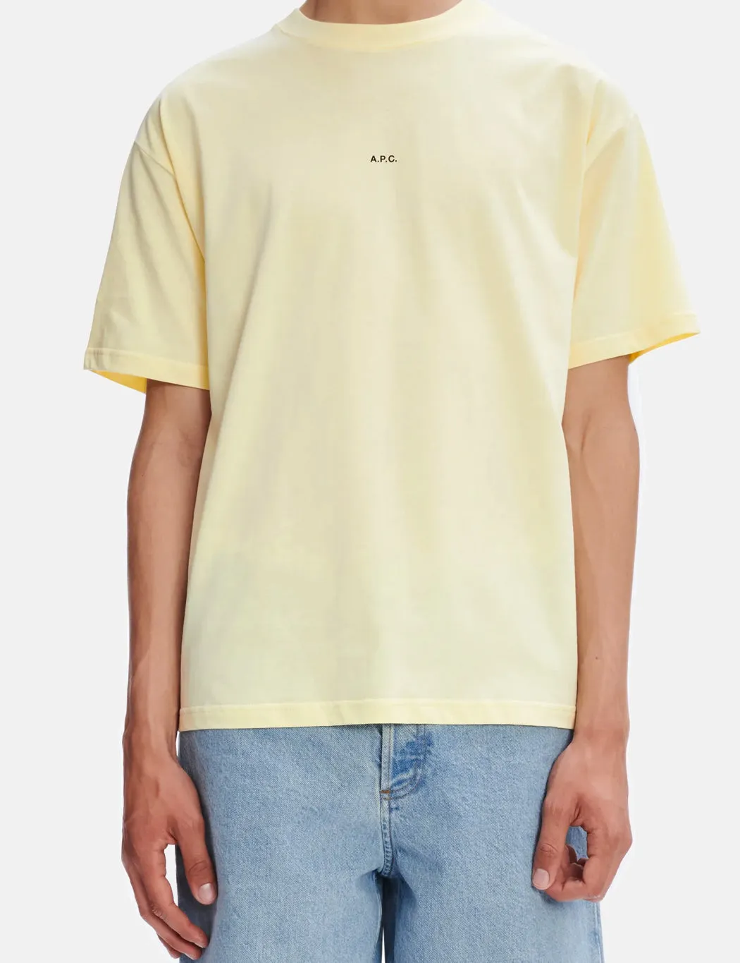 A.P.C. Kyle T-Shirt (Organic Cotton) - Light Yellow