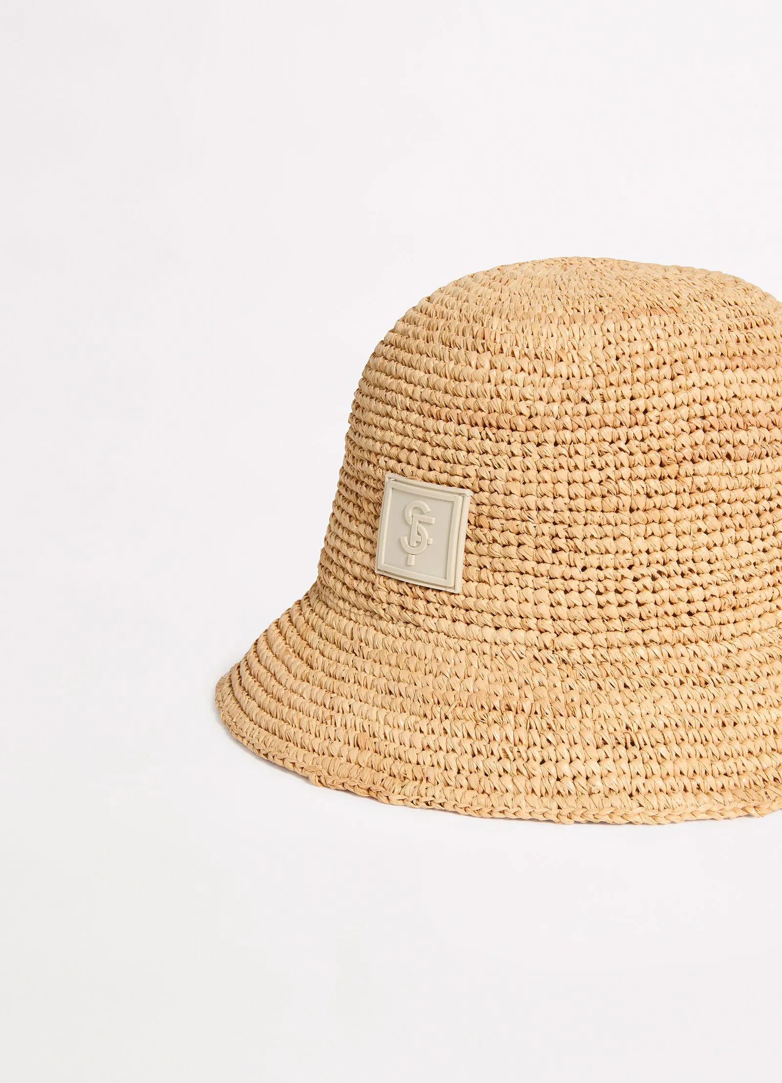 Atlantis Raffia Cloche Hat - Natural