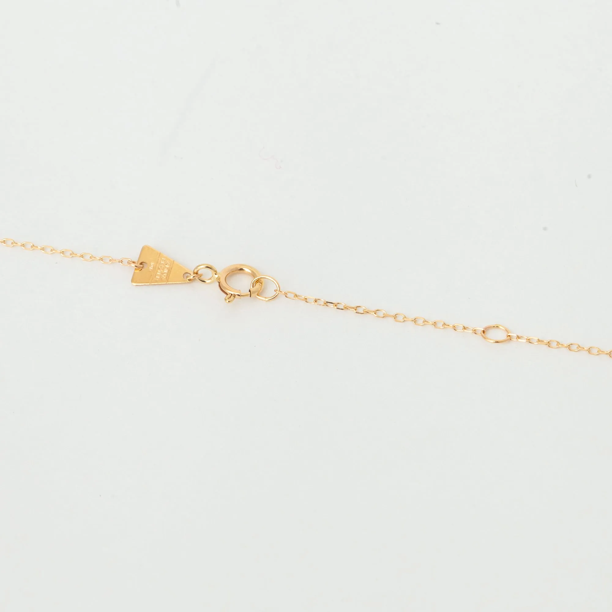 Baguette Wishbone Necklace