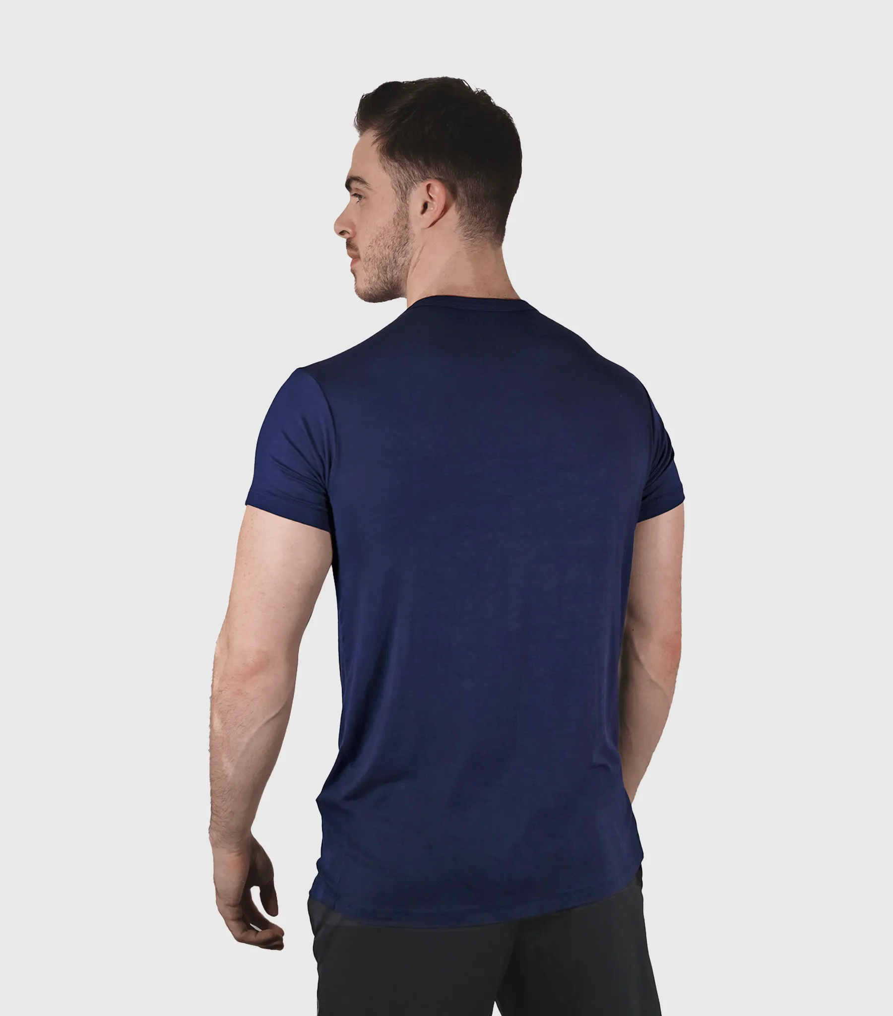 Bamboo Aerotech T-Shirt - Navy Blue