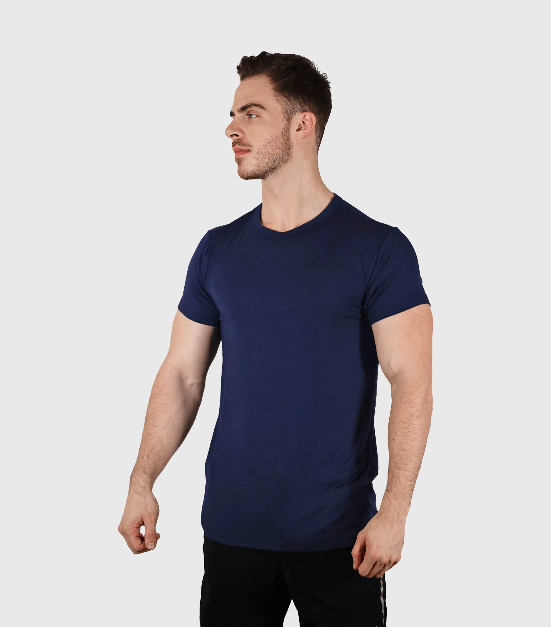 Bamboo Aerotech T-Shirt - Navy Blue