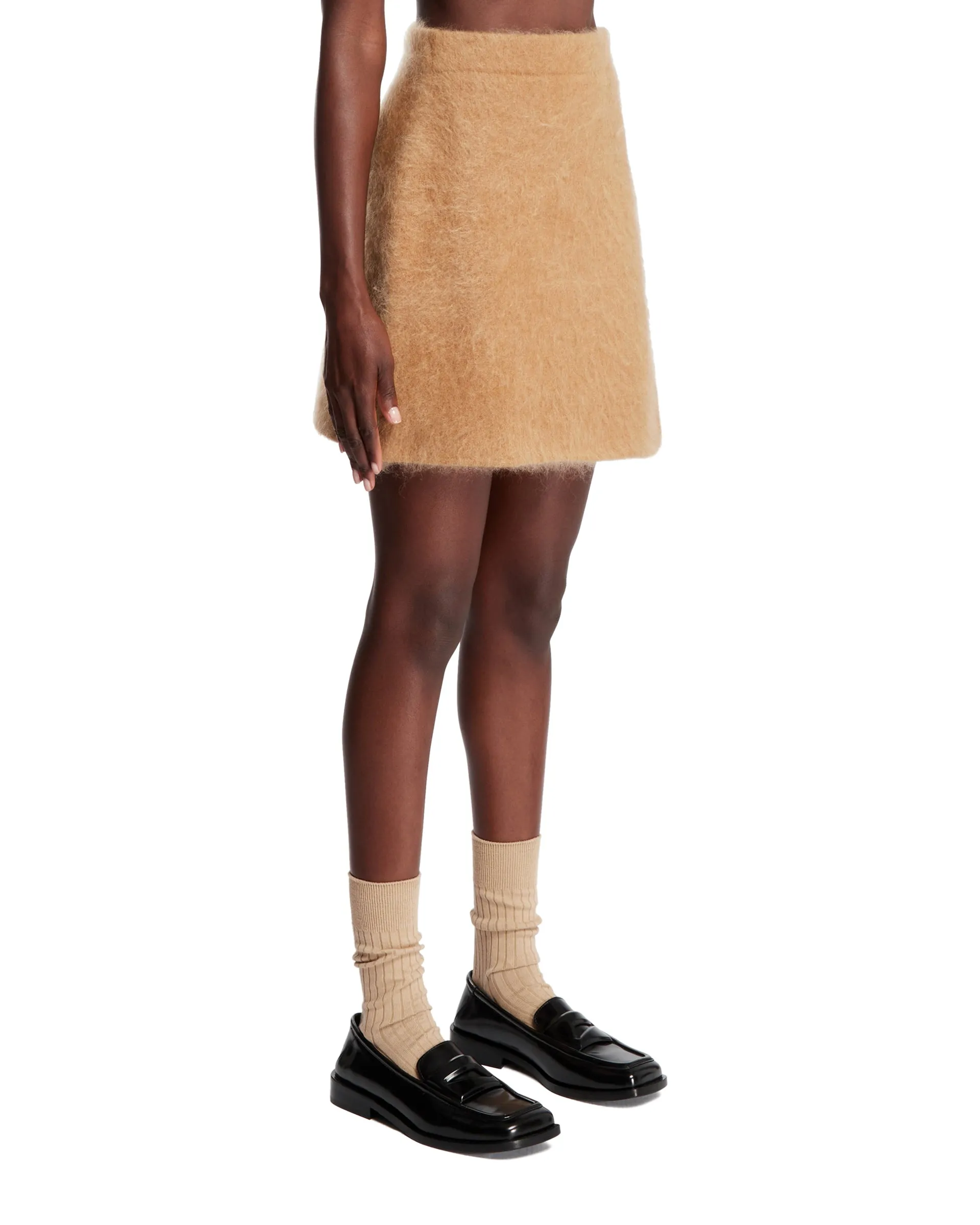 Beige Krissah Mini Skirt