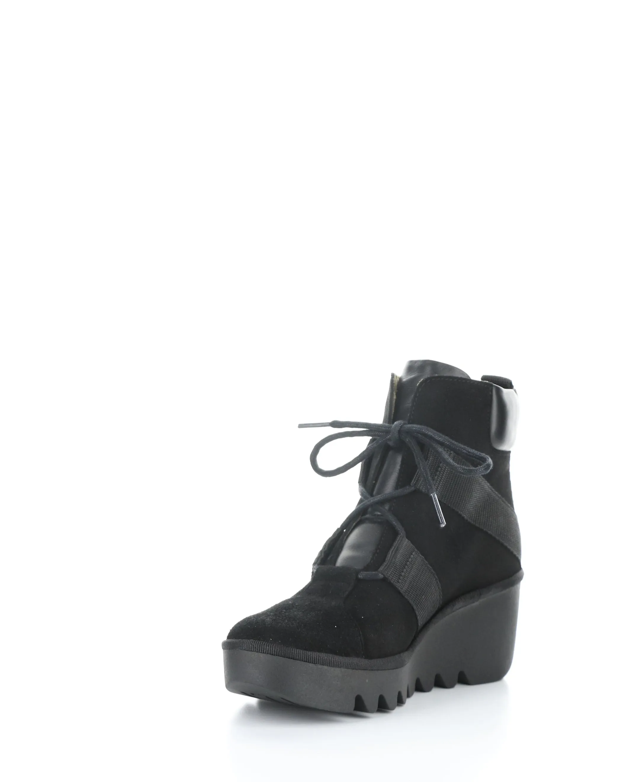 BLOM460FLY 000 BLACK Round Toe Boots