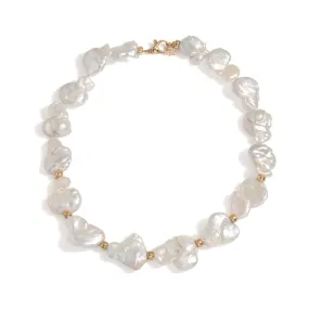 Blossom Keshi pearl statement necklace