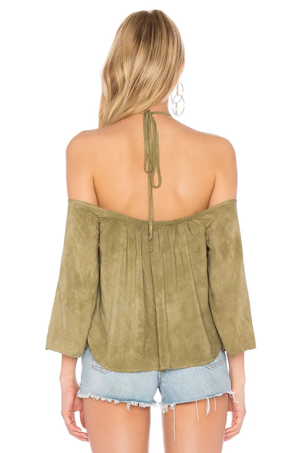 Blue Life Sophia Top Spanish Olive