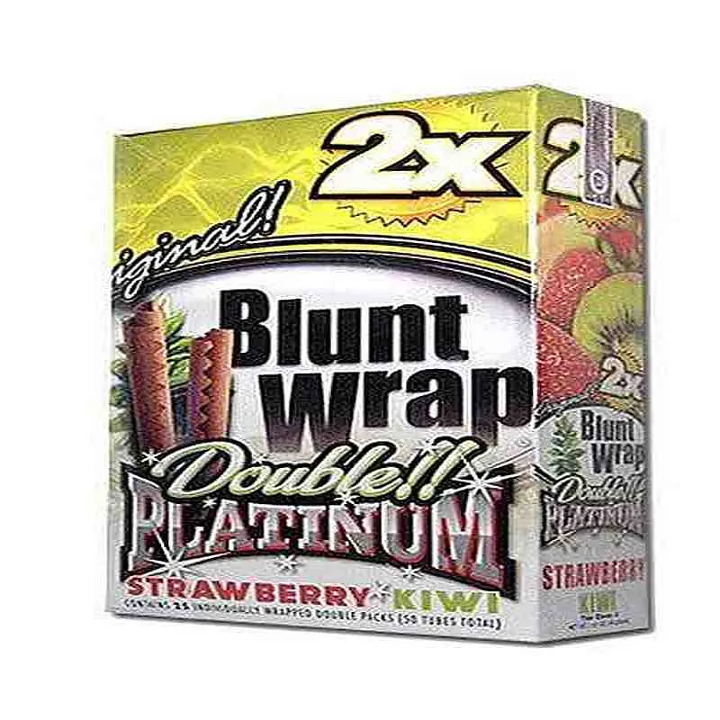 Blunt wraps double platinum flavoured