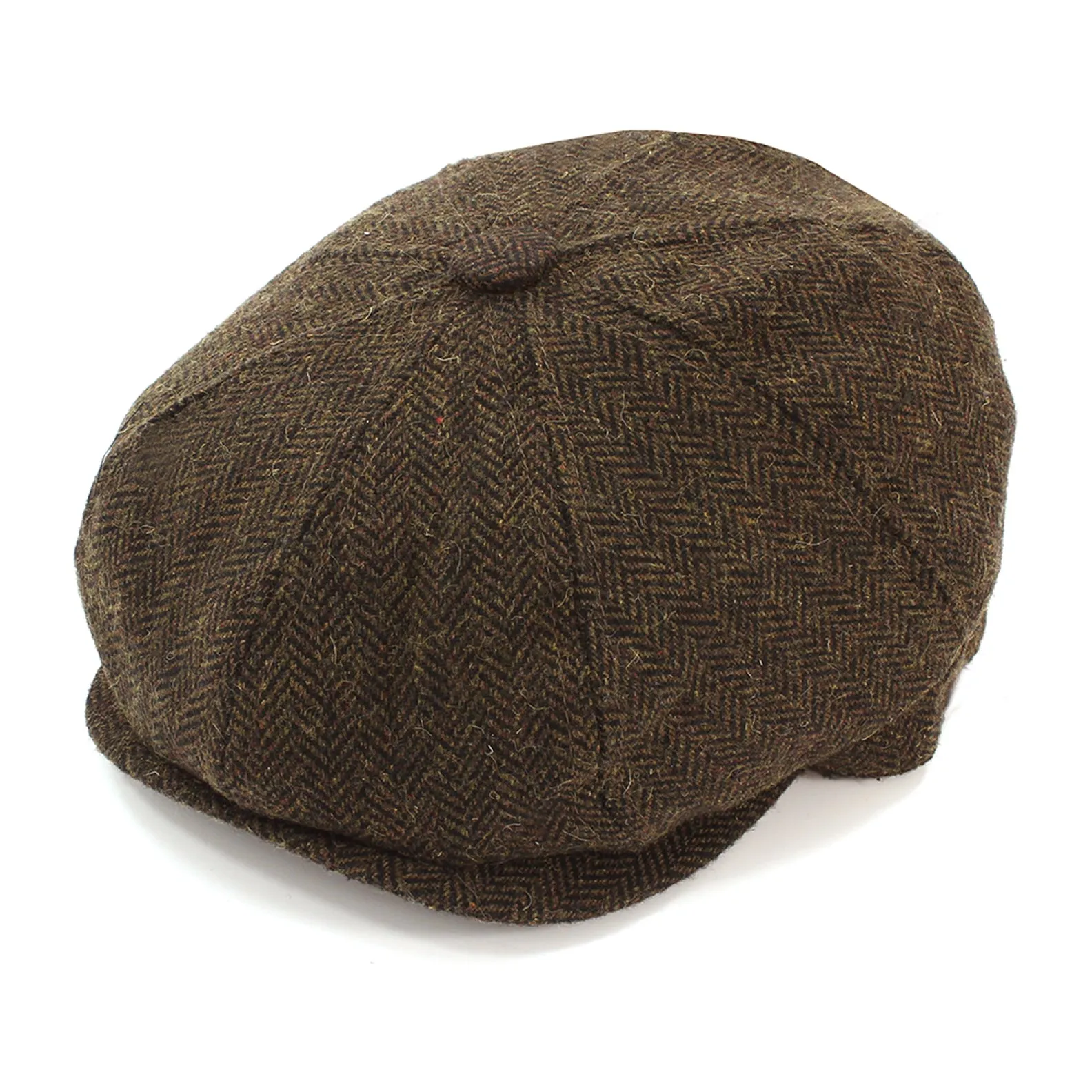 British Bag Co. 8 Panel Herringbone Cap