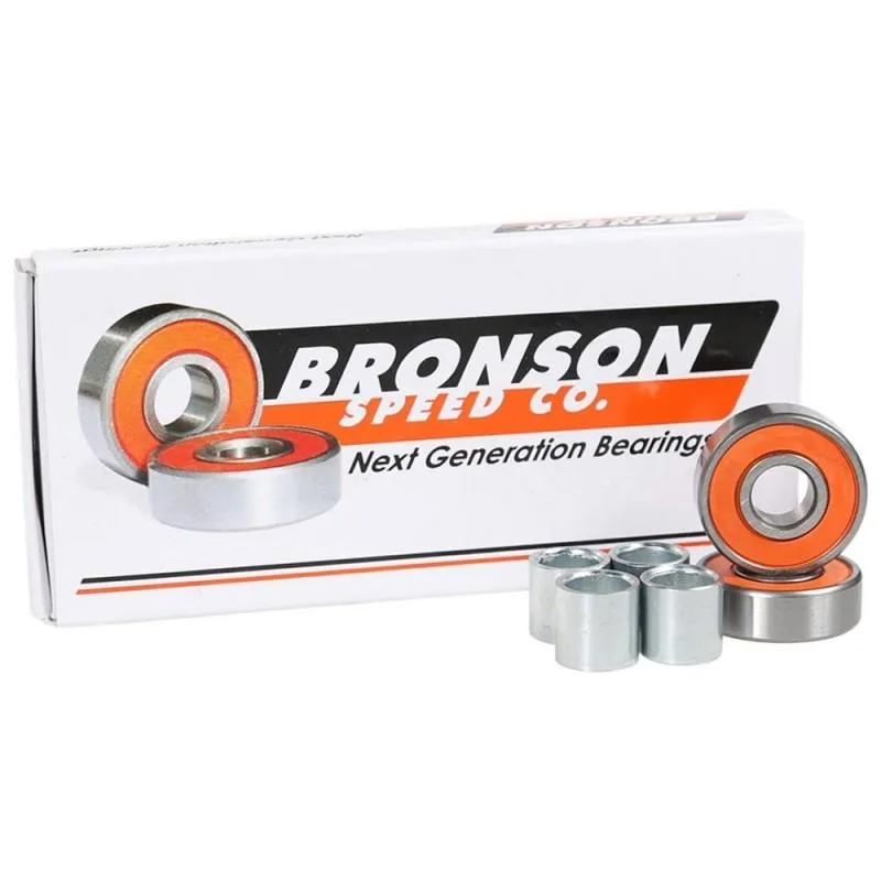 Bronson Speed Co. G2 Skateboard Bearings - 8 Pack