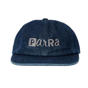 By Parra Blocked Logo 6 Panel Hat Blue