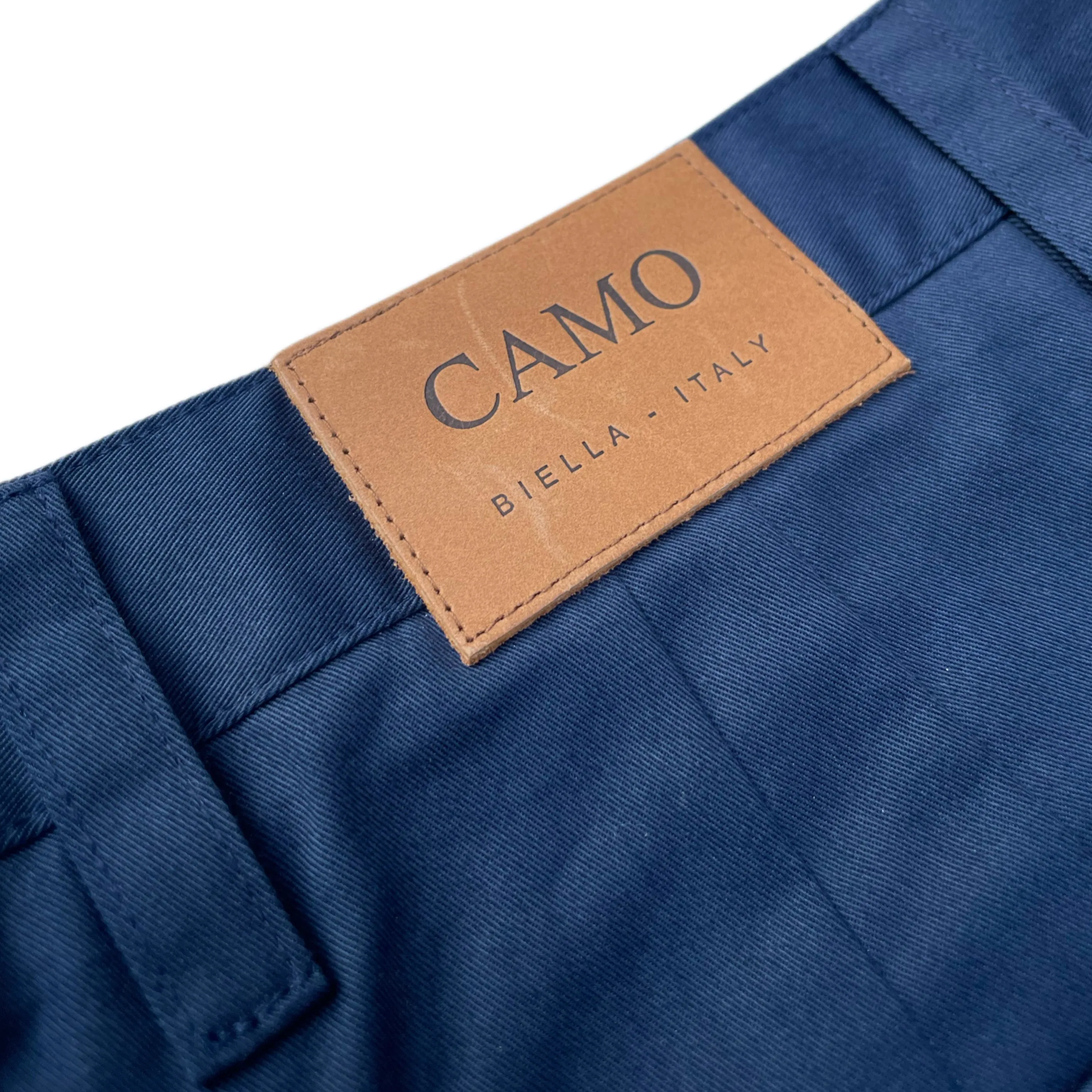 CAMO Seabiscuit Wide Trousers Popeline Navy