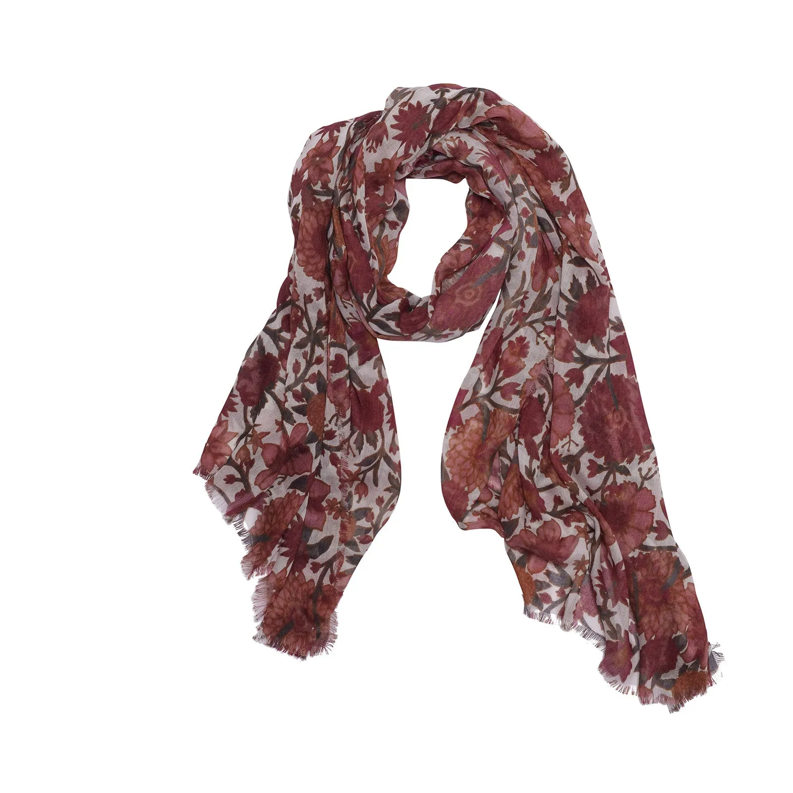 Capri Rose Featherweight Scarf