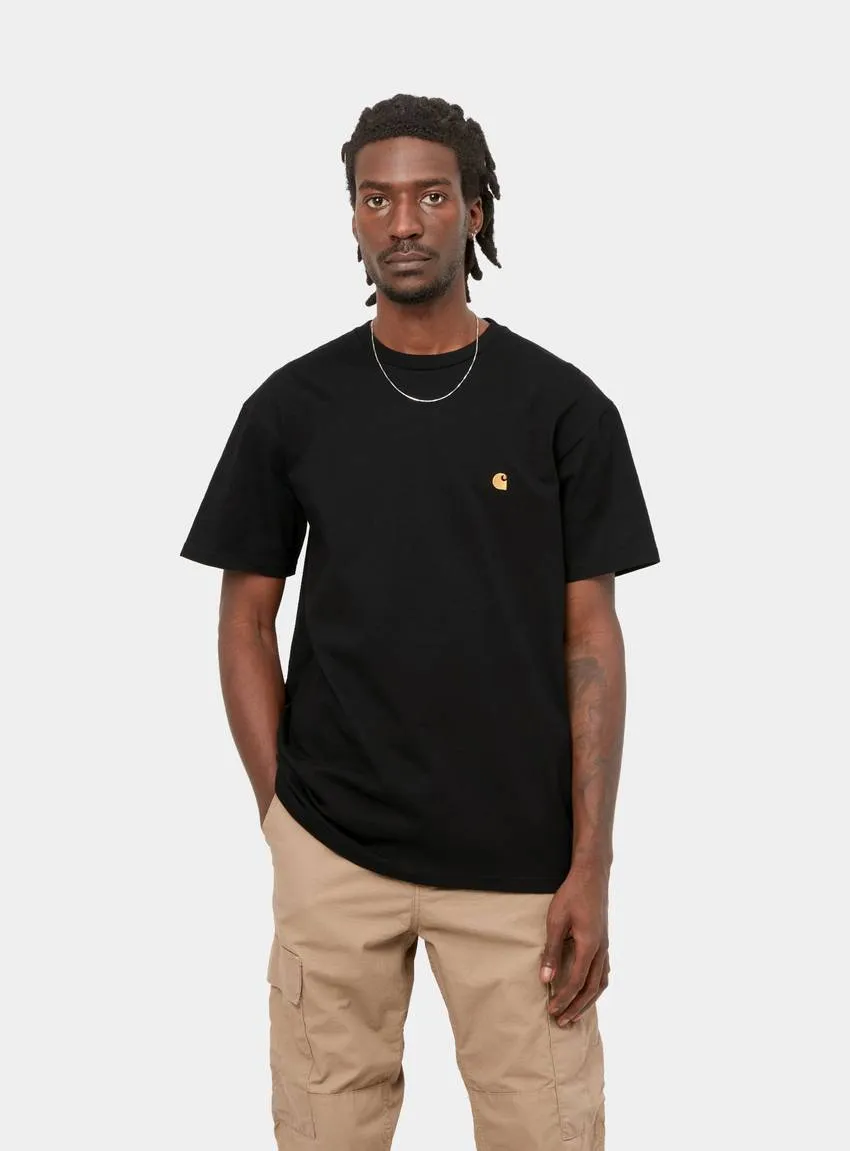 CARHARTT WIP S/S Chase T-Shirt Black Gold