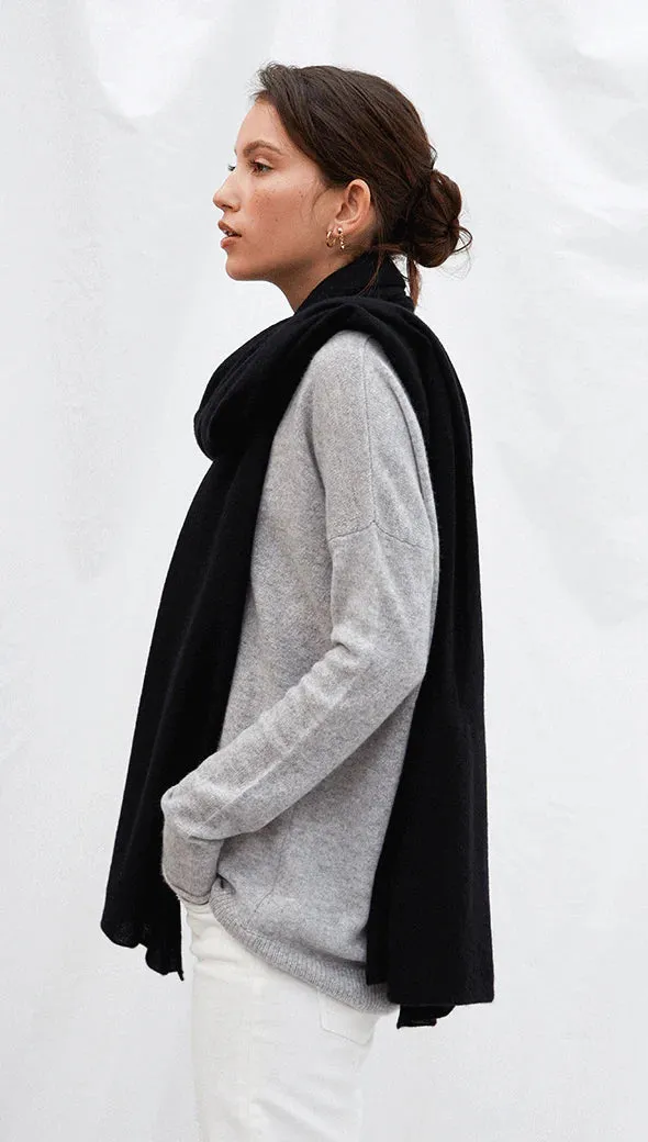 Charli Cashmere Scarf Black