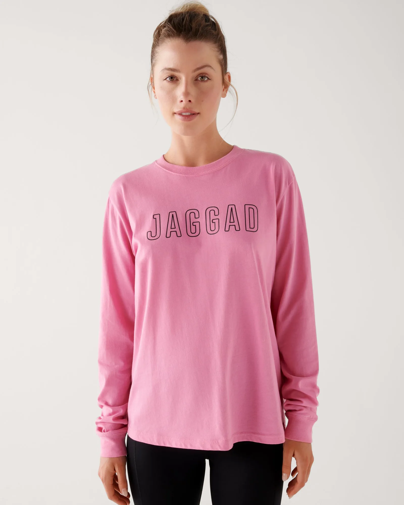 CLASSIC KEYLINE LONG SLEEVE TEE AURORA PINK