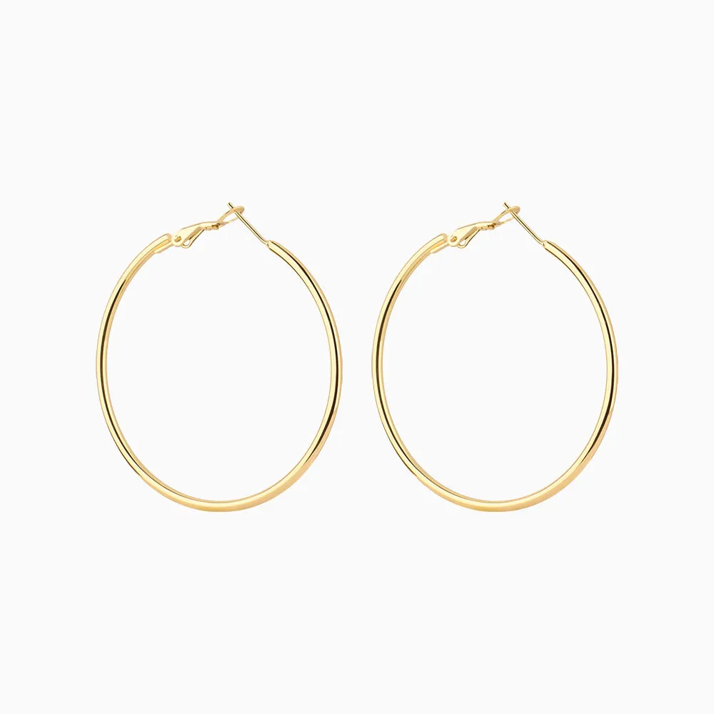 Classic Large Hoops