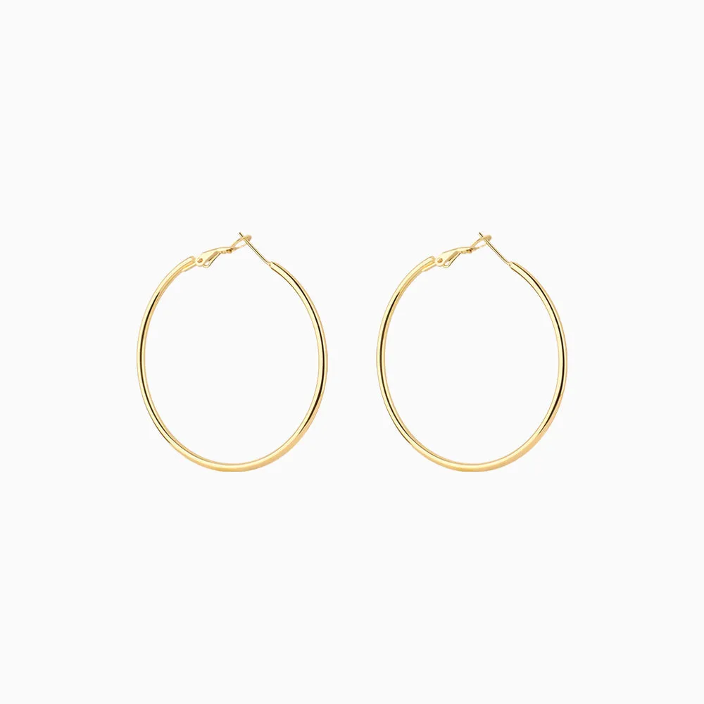 Classic Large Hoops