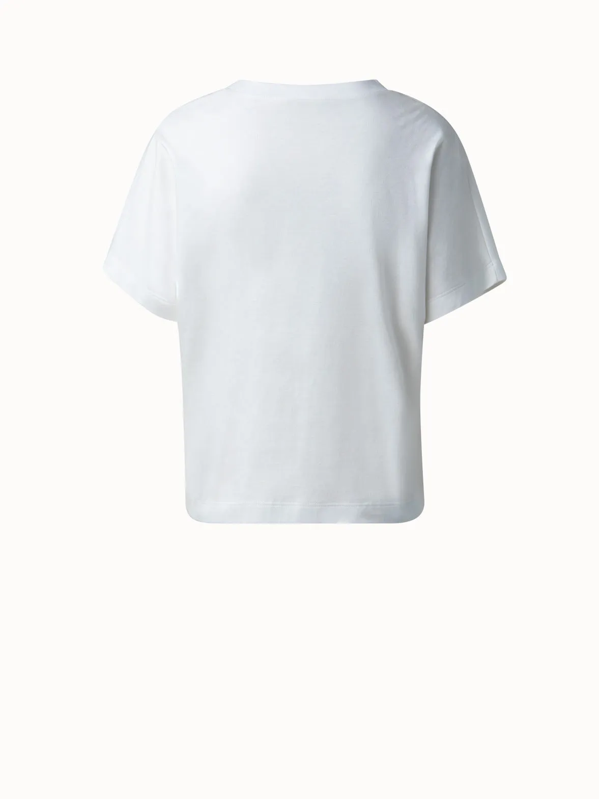 Cotton Jersey V-Neck Tee