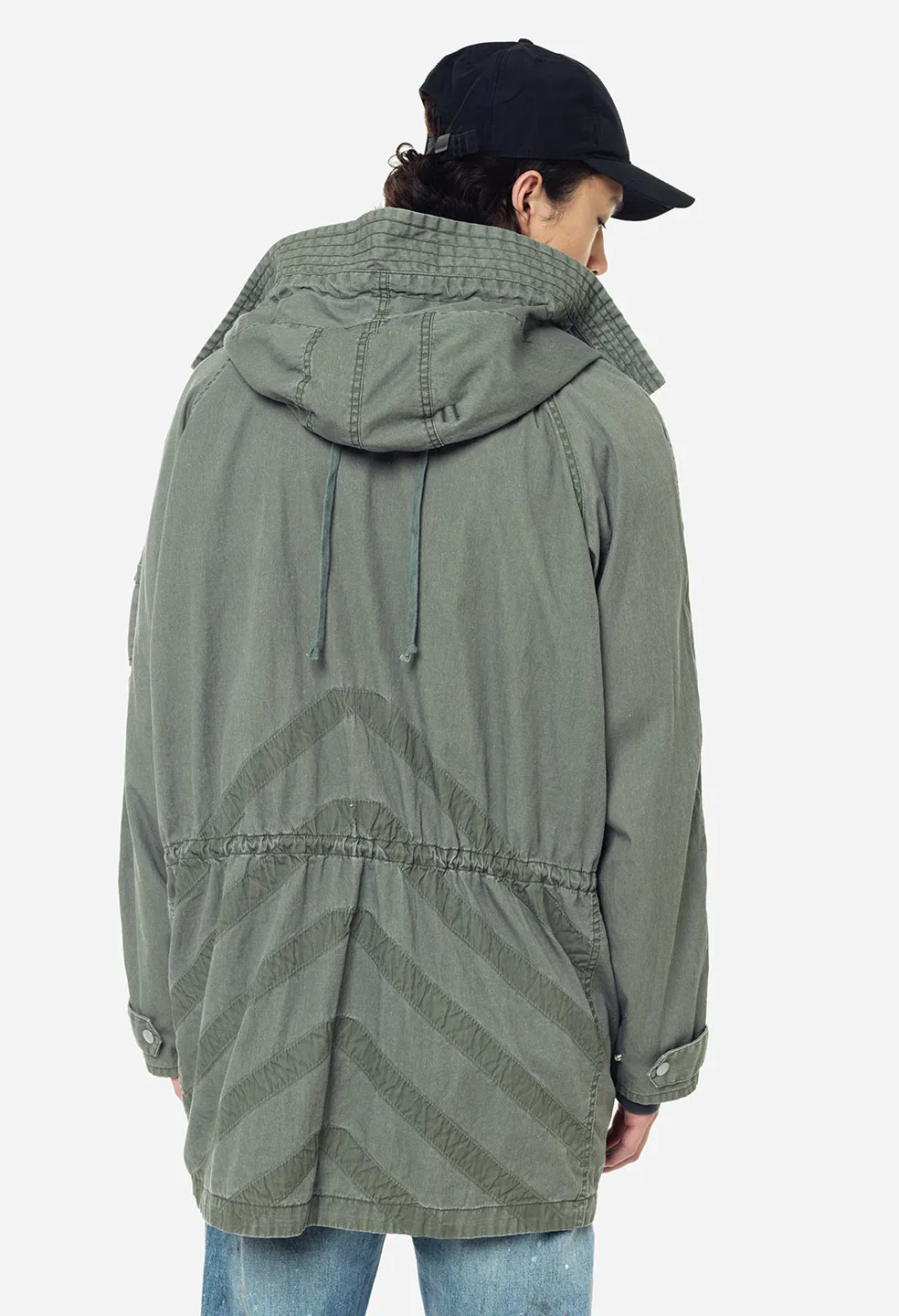 Cotton Poplin Frame II Parka / Olive