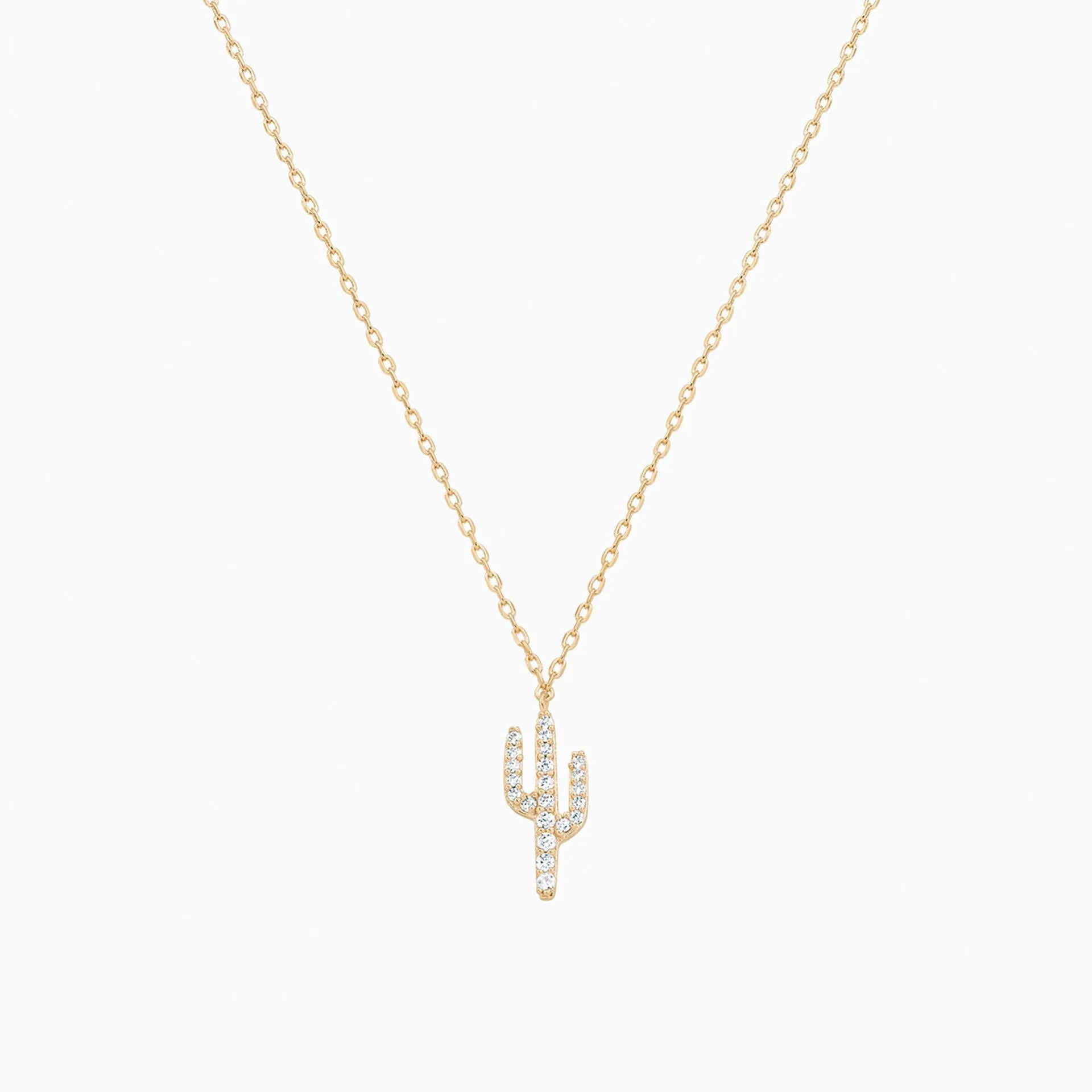 Crystal Cactus Necklace