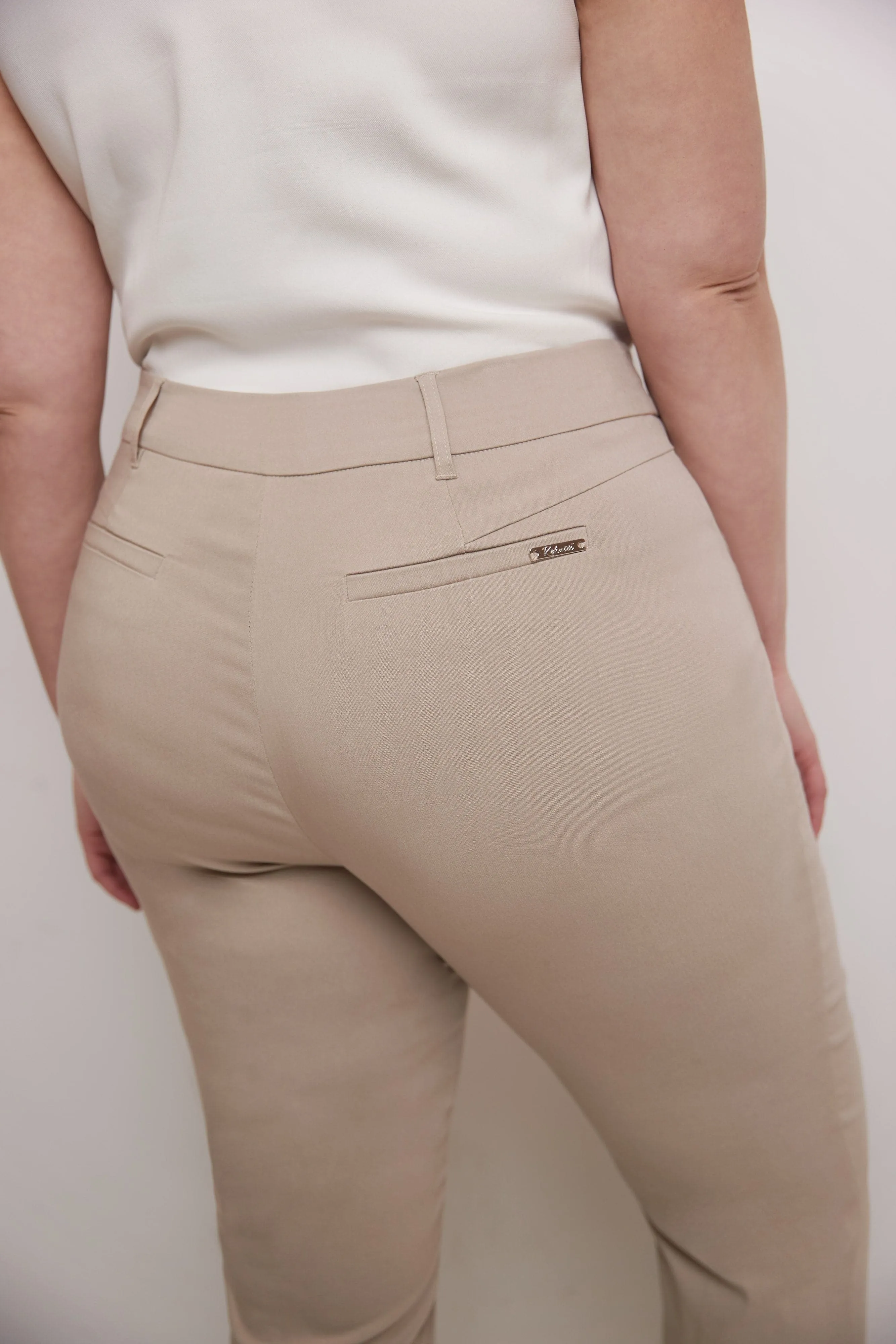 Curvy Pull-on Barely Bootcut Classic Pants