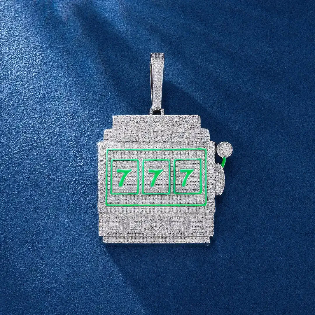 Custom Lucky 777 Machine Pendant