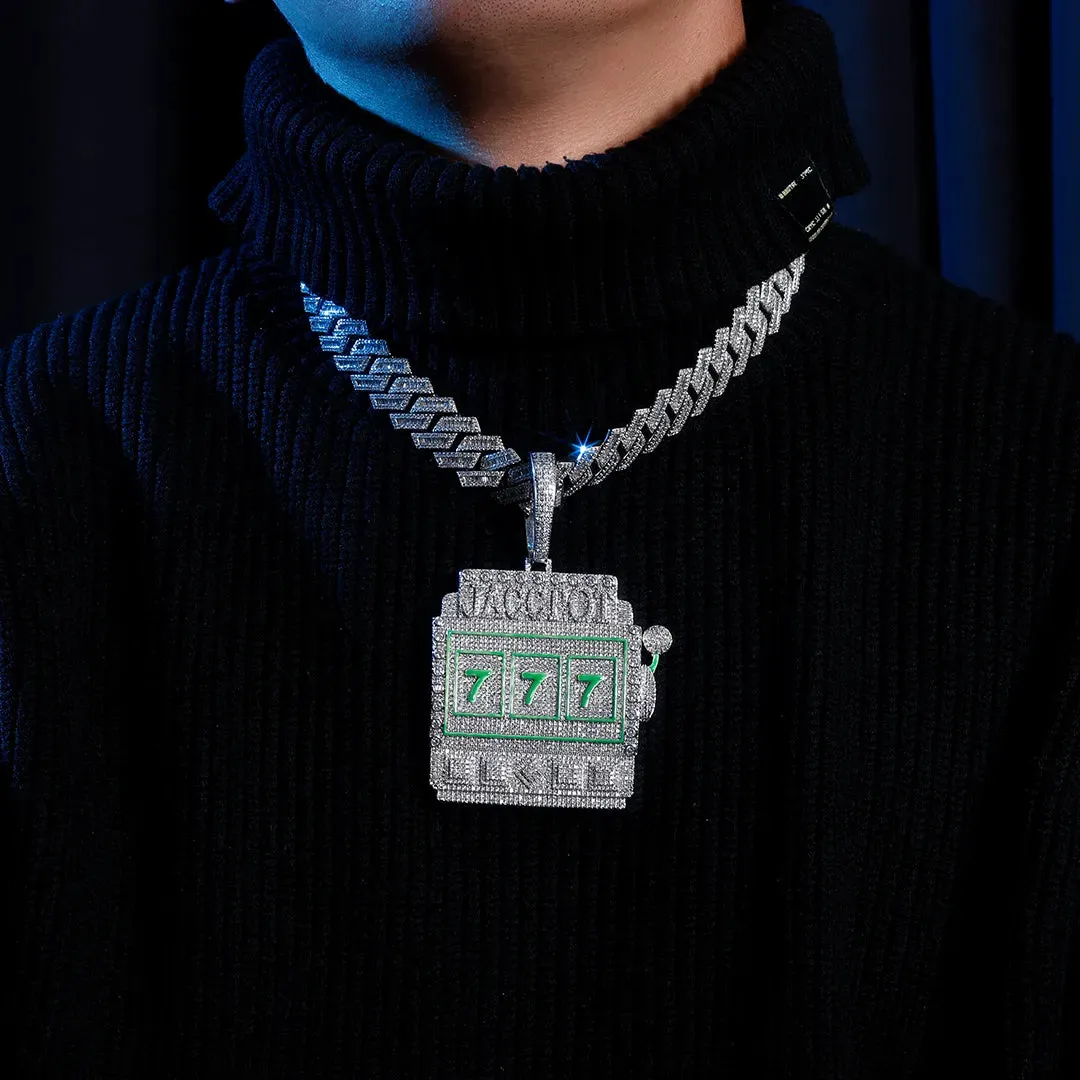 Custom Lucky 777 Machine Pendant