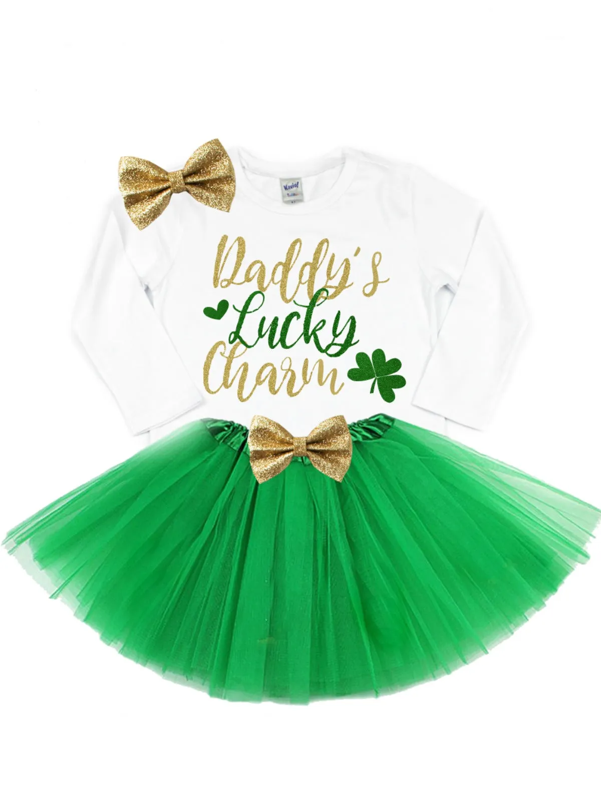 Daddy's Lucky Charm Tutu Outfit