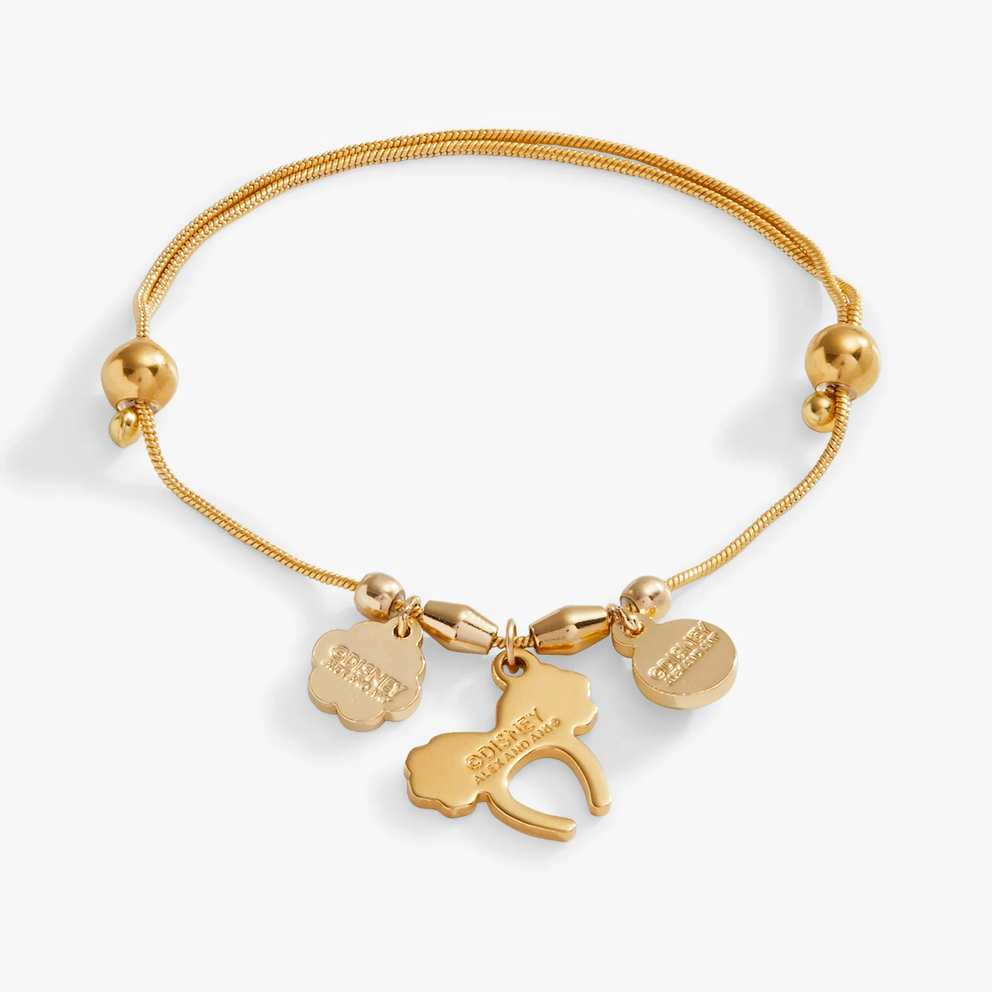 Disney Minnie Mouse Ear Headband Trio Charm Bracelet