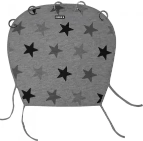 Dooky Universal Sun Shade - Grey Stars