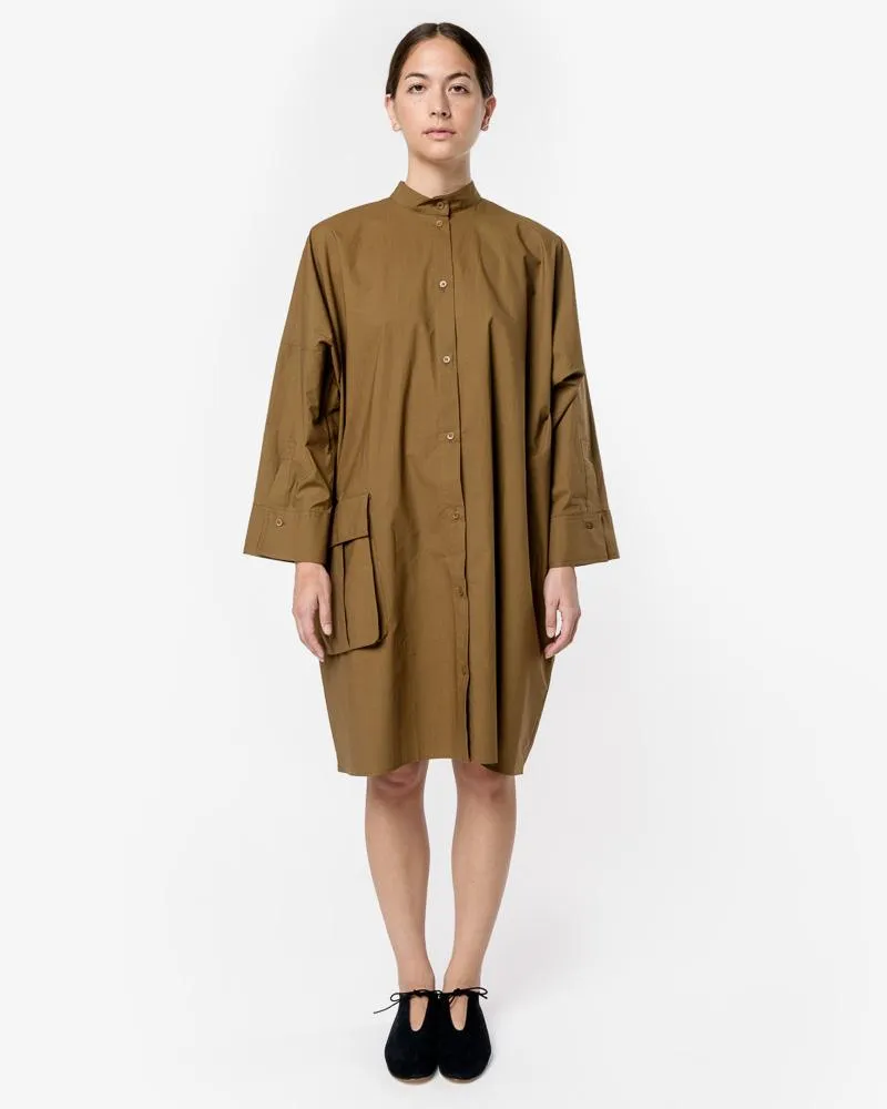 Doran Dress in Bronze Olive