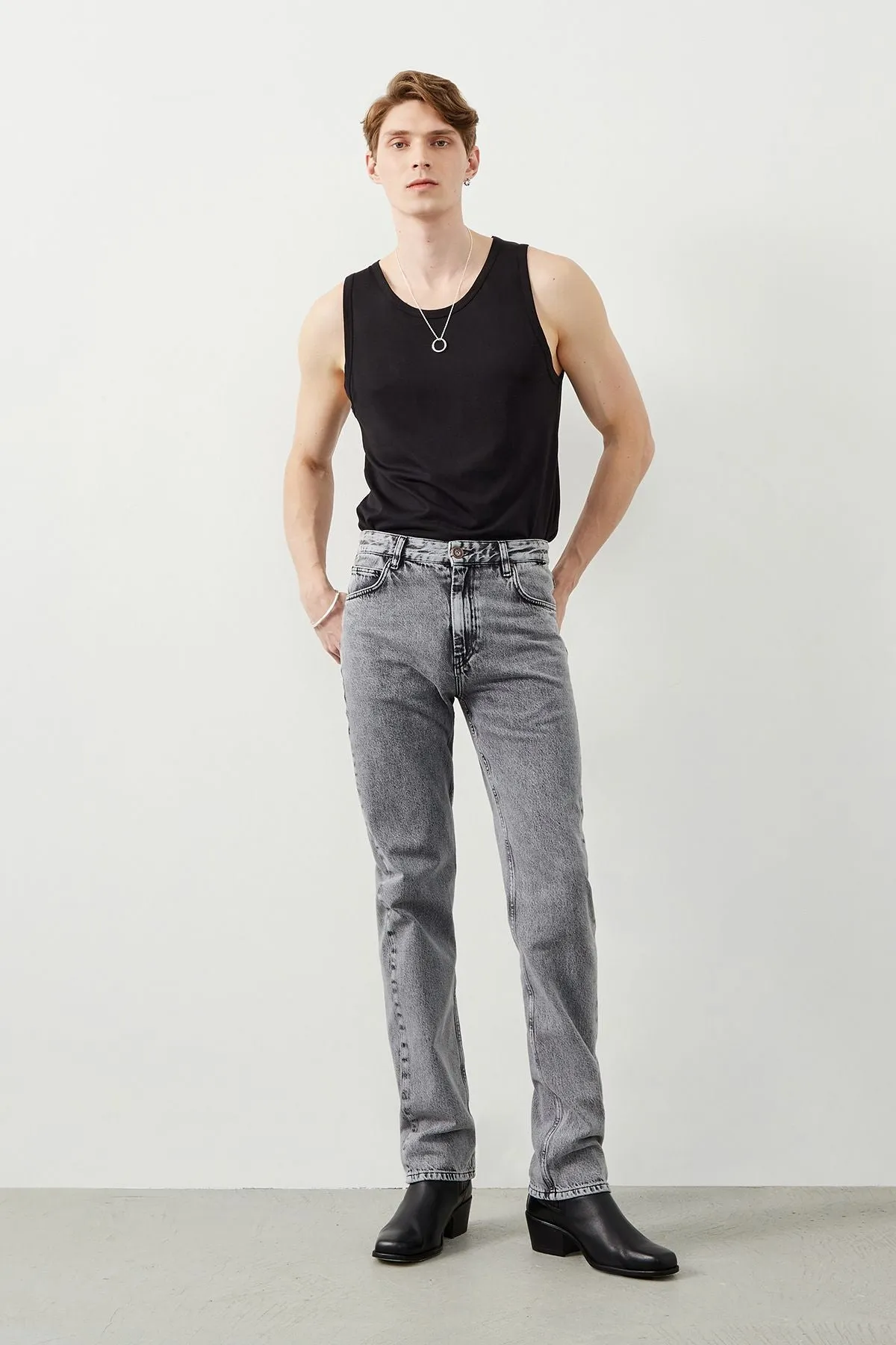 Drej Loose Fit Grey Men’s Jeans