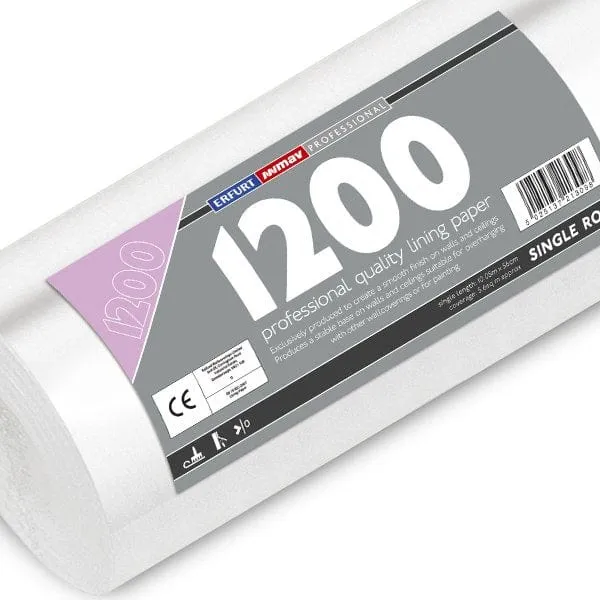 Erfurt Mav Professional Lining Paper: 1200