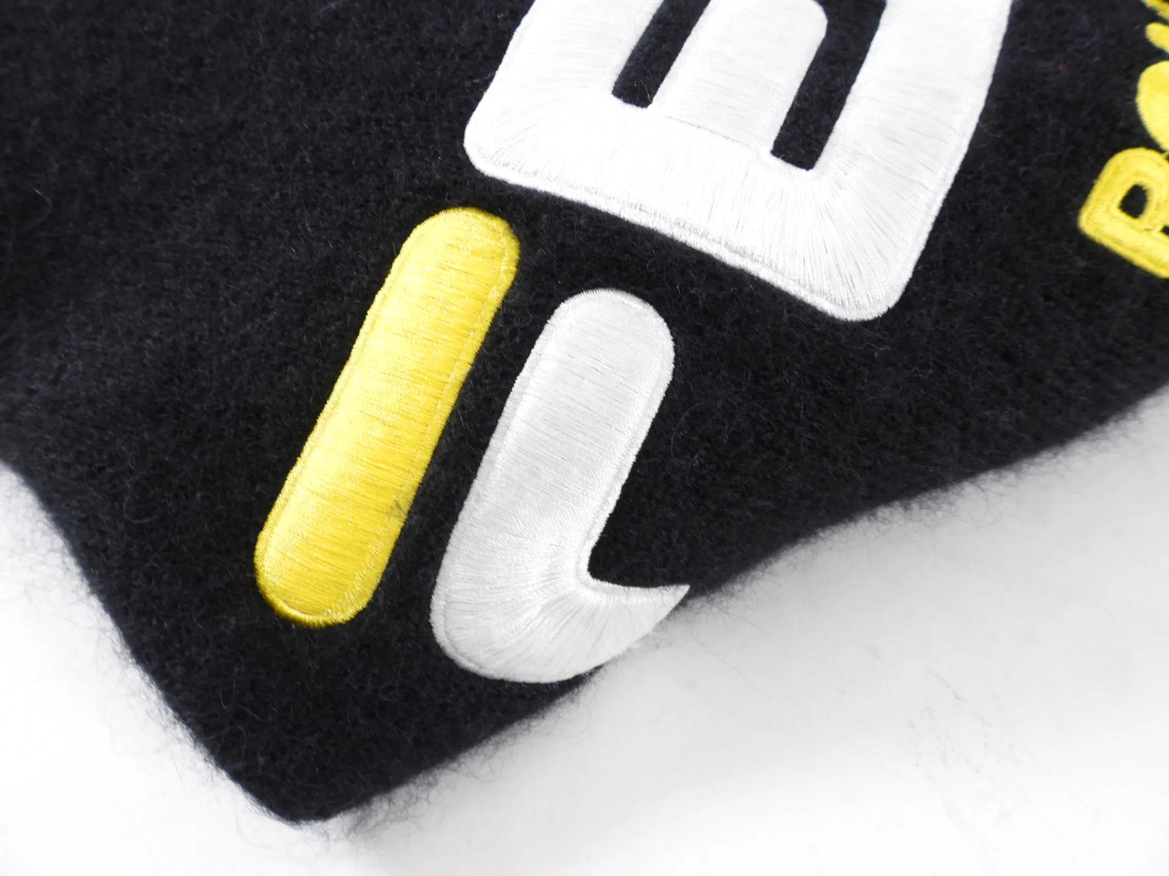 Fendi x Fila Limited Edition Black and Yellow Mohair Sweater - L / XL