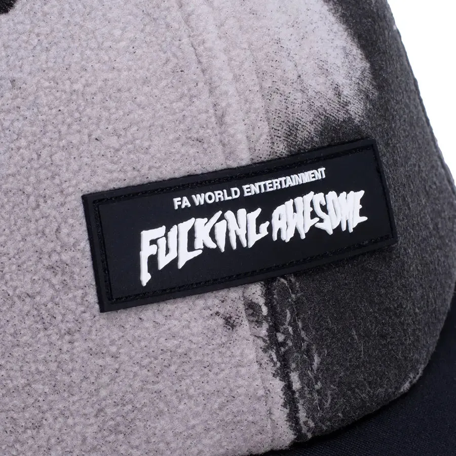 Fucking Awesome Burn Face 6-Panel Hat - Black