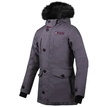 FXR Svalbard Parka Grey Heather/Plum