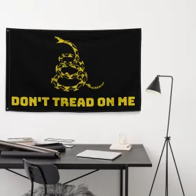 Gadsden Flag Black